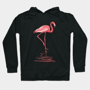 Flamingo Reflection Hoodie